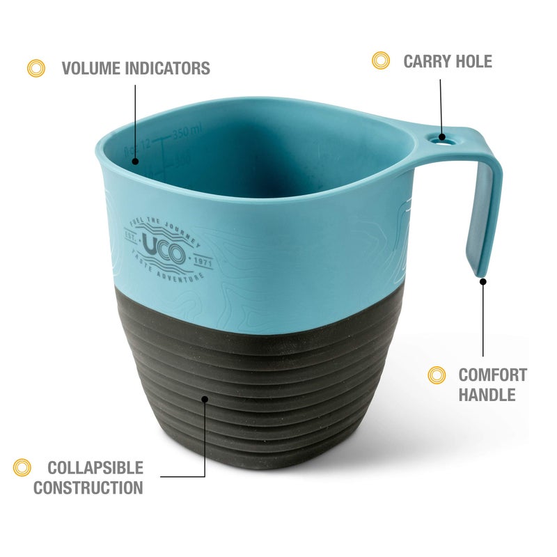 UCO Collapsible Camp Cup for Camping, Backpacking, and Hiking, 12 Ounces - Image 3